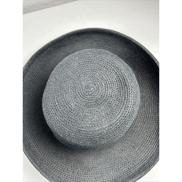 Eric Javits Women's Squishee Black Beach Sun Hat UPF 50+ Protection - Picture 4 of 9